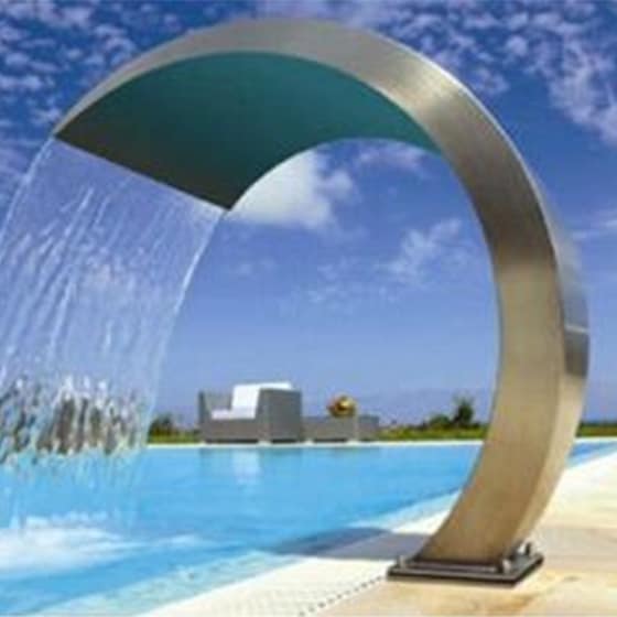 Modern Steel Waterfall