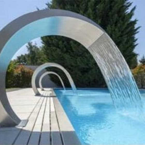 Modern Steel Waterfall